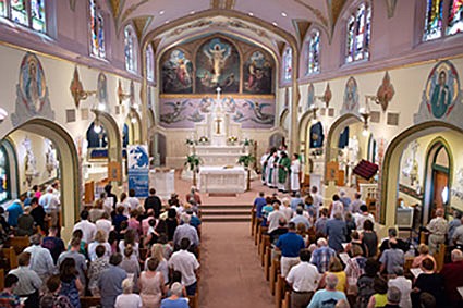 Faithful in newly merged St. Teresa of Calcutta Parish move forward in hope