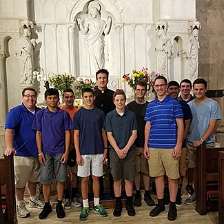 Clergy take seven high-schoolers on vocation  trip to New York City  