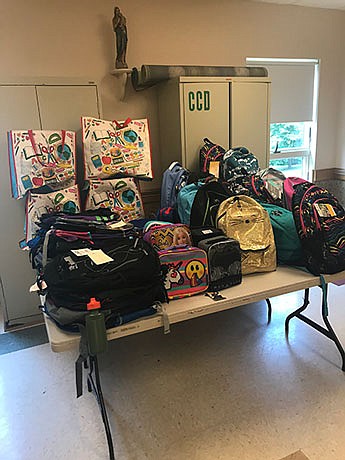 Farmingdale parish's Back to School drive brings in 2,500 supplies