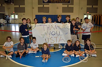 Holy Cross School scores grant from USTA