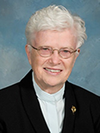 Sister Agnes Marie Gunn, former secretary for community relations, delegate for religious