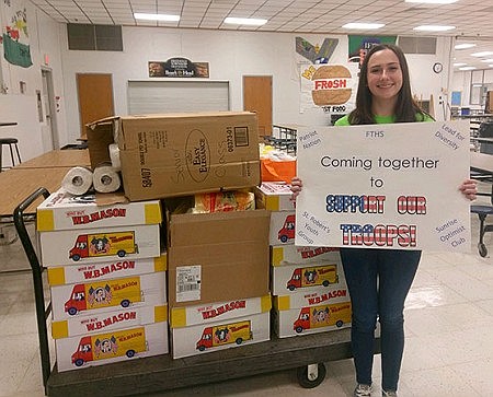 High school senior takes up cause to support military families in need