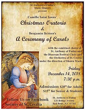 Festival, parish choirs to present Dec. 14 Christmas concert
