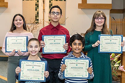 Respect Life contest winners commended in diocesan Masses