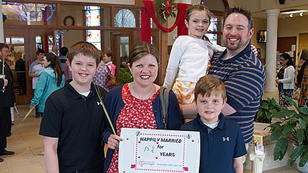 Marriage gains momentum in Hamilton parish with happily married 'flash mob'