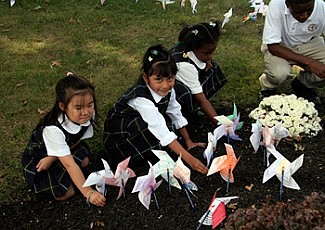 TCA students offer prayers for peace