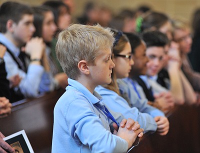 Catholic schools gather as one for first-ever Mass with Bishop O'Connell