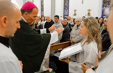 Parish community celebrates completion  of renovated church, new mausoleum 