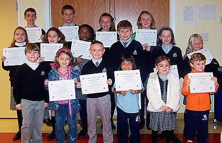 St. Rose students receive Virtue Award for kindness