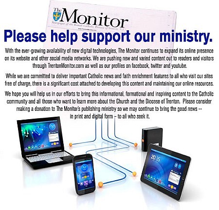 Please help support our ministry TrentonMonitor.com