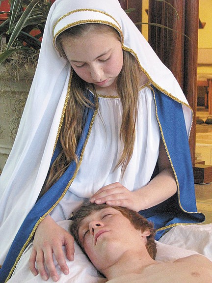 Living Stations include lyric performance of Mary's assurances to Jesus