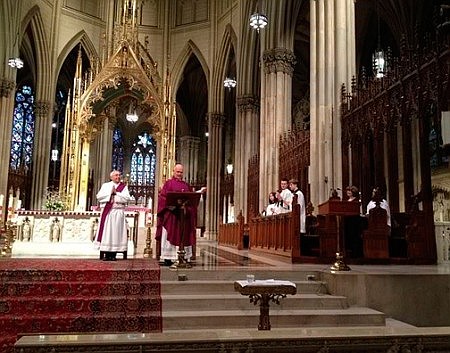 Unique opportunity takes students to St. Patrick Cathedral during Holy Week