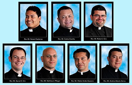 Seven men to be ordained priests on June 9