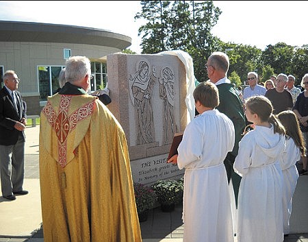 Respect Life monument unveiled at St. Theresa Parish