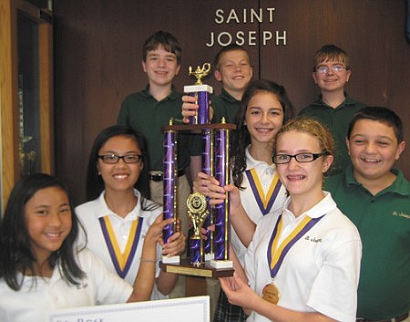 St. Joseph School takes first place in Scholastic Bowl