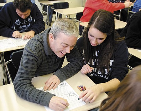 Students busy on Martin Luther King service day