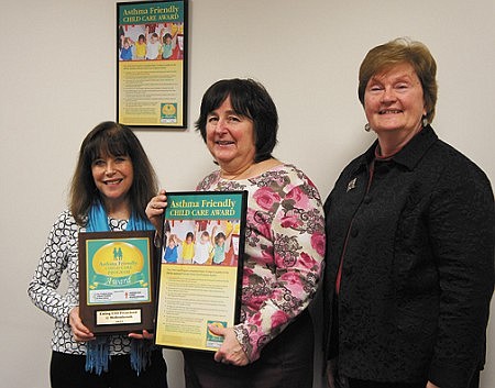 CYO Preschool receives asthma friendly award