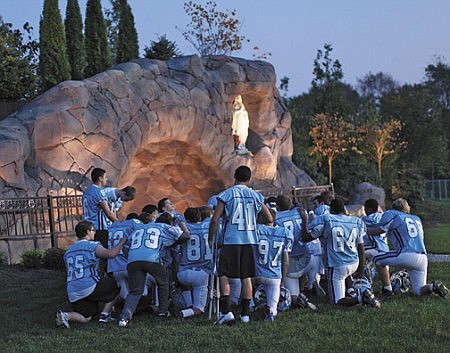 School's Marian grotto is a sacred place to pray