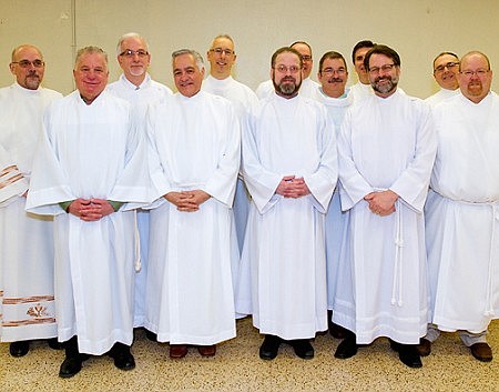 Diocese offers prayers for pope, welcomes acolytes