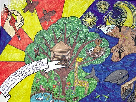 Environmental Awareness - Students get creative through essay, poster contest