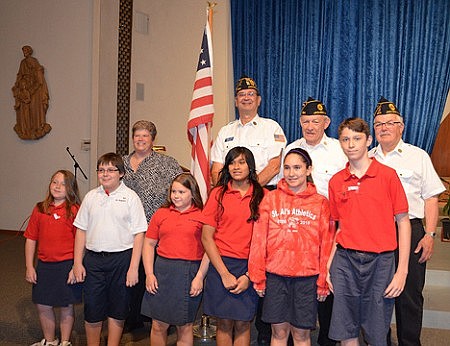 St. Aloysius students receive honors for patriotic reflections  