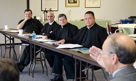 Bishop's meeting helps prepare new pastors for ministry