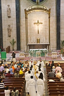 Cathedral tabernacle has new place of prominence  