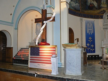 Priest crafts a touching tribute to 9/11 victims