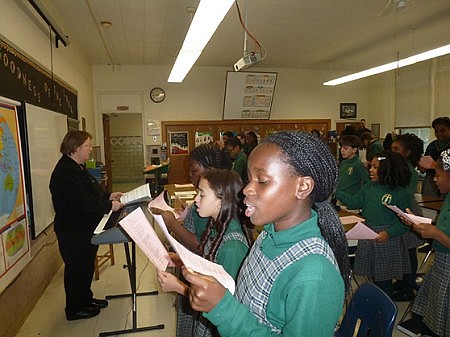 School choir makes a joyful sound  