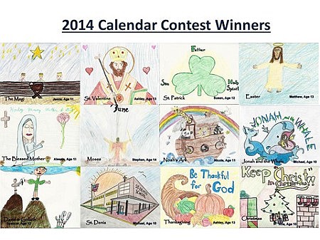 Calendar contest helps parish to prepare for 2014!  