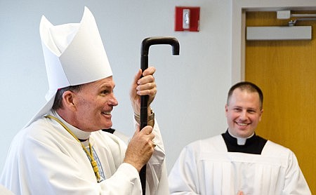 Bishop accepts seminarian as candidate for priesthood  