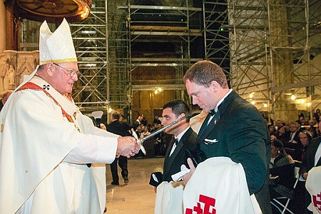 Cornelius Begley invested as Knight of the Holy Sepulchre  