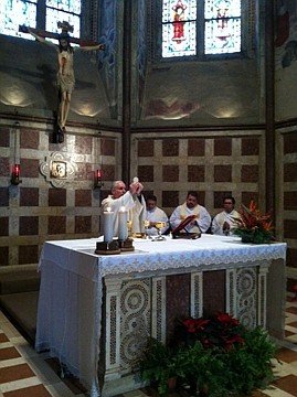 Bishop shares on how Assisi trip, Vatican excavations and liturgy meeting prove to be fascinating and fruitful --Jan. 7, 2014