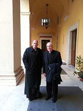 Bishop O'Connell's post from Rome for Jan. 8  