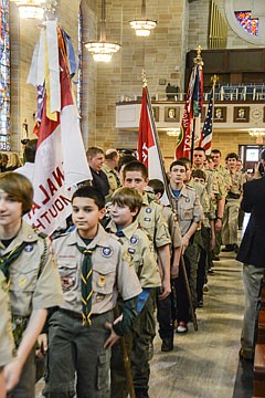 Catholic Scouting Court of Honor recognizes faith, service  