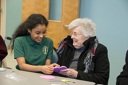 Spanning Generations --  Intergenerational program promotes awareness, teaches respect  