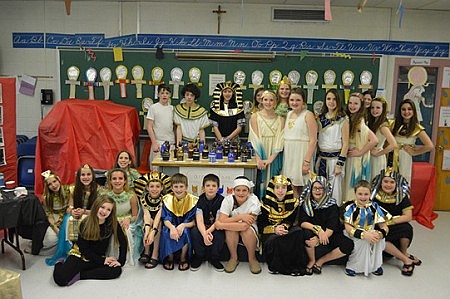 St. Rose students share a touch of Egypt near the Atlantic  