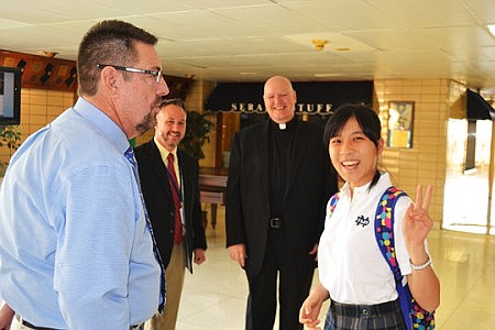 Catholic schools welcome international students  