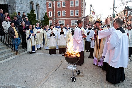 Easter Vigil was glorious celebration in diocesan cathedral  