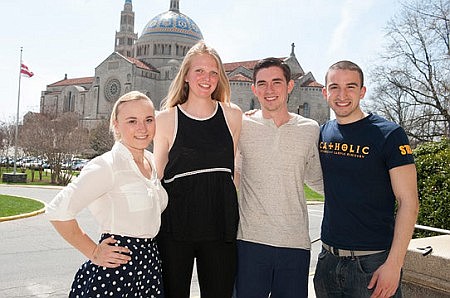 CUA scholarship recipient was raised in a 'culture of service'  