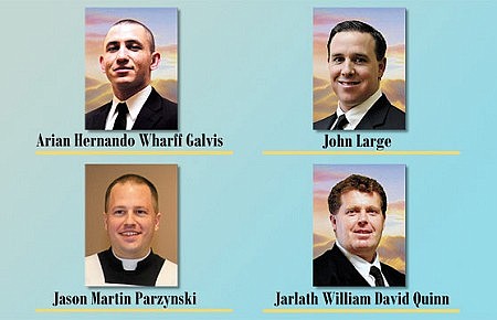 Four men to be ordained transitional deacons  