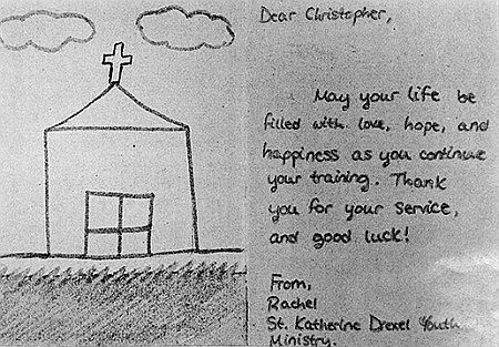 Seminarian letter project offers prayerful support