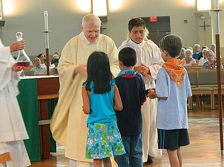 Father Richard J. Gallagher sets course towards retirement 