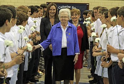 St. Catharine School principal Mercy Sister Margo Kavanaugh retires