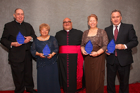 At gala, Cathedral honors four men and women for their service to Church, community 