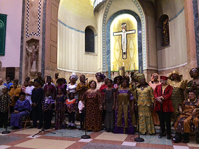 Parish choir praises the Lord through song 