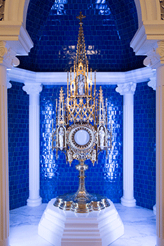 SUBSCRIBER EXCLUSIVE: Monstrance fished from reservoir centerpiece of new adoration chapel  