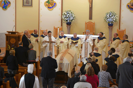 Father Leonard Lang was remembered for pastoral leadership, generosity  