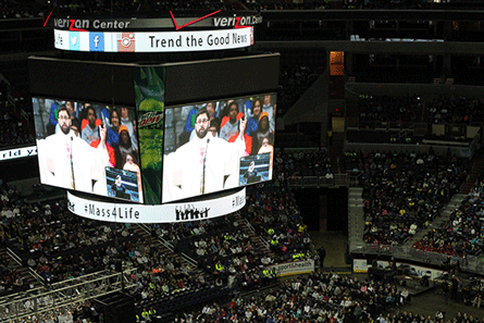 Arena filled with pro-life teens, young adults called 'beautiful sight'   