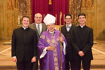 Four diocesan seminarians mark formation milestones